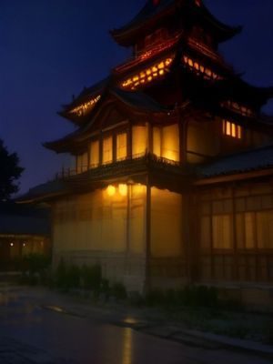 悬疑推理双男主腐剧动漫封面，两位男主角在昏暗的城市夜景中相对而立，一人持手电筒，画面极具悬疑张力